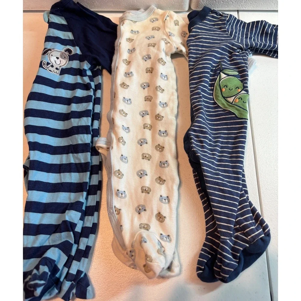 Gerber Gymboree‎ Baby Bodysuit Pajama Sleepers Outfit Bundle 0-3 Months